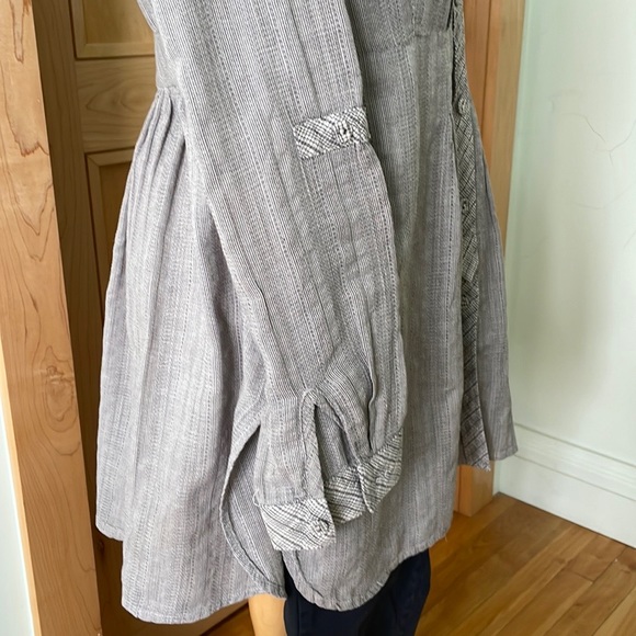 Sandwich Long-Sleeved Grey Button-Down Tunic, Size 38/S - Picture 8 of 15